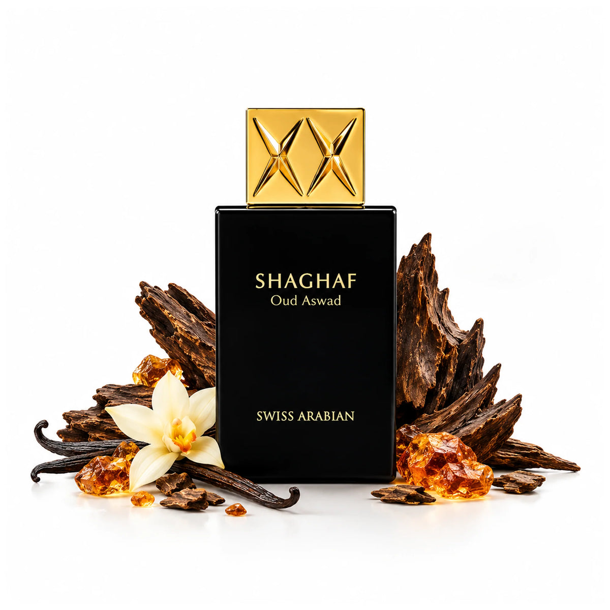 Shaghaf Oud Aswad Eau de Parfum 75ml | Swiss Arabian