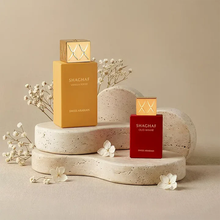 SHAGHAF VANILLA TOFFEE 75 ML + SHAGHAF OUD AHMAR 25 ML