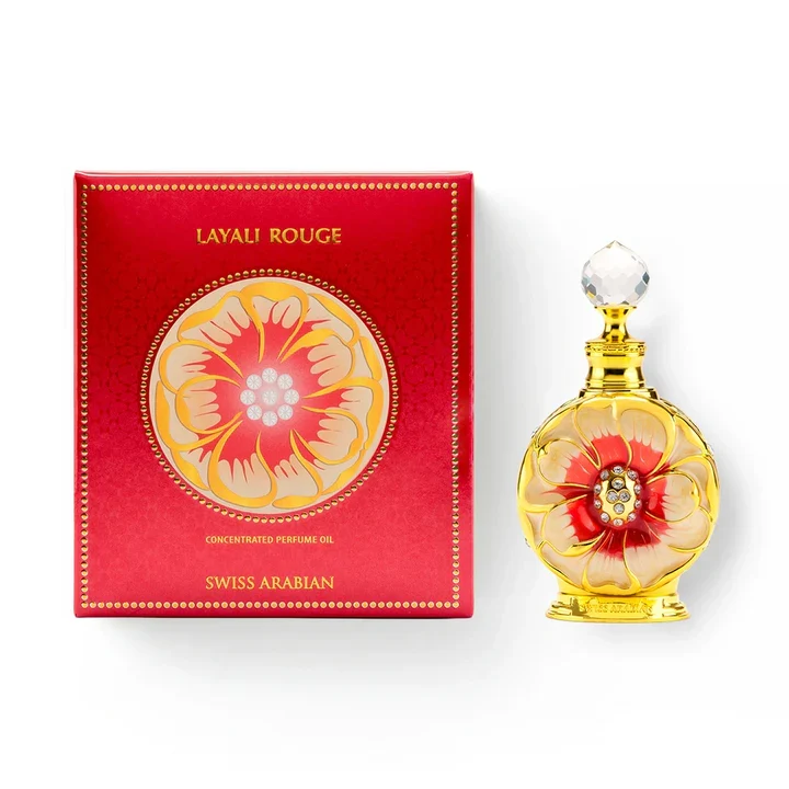 Layali Rouge Concentrated Perfume Oil 15ml | Swiss Arabian